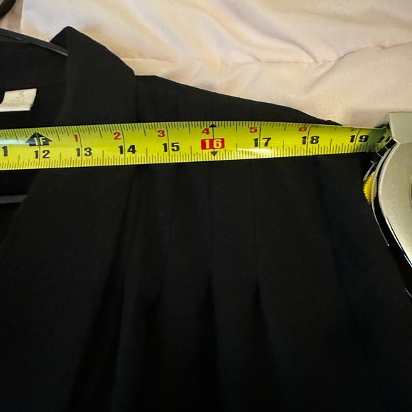 Chico Black Open-Front Sz 3 Blazer (16/18-XL) MSRP $169 Career wear Work Jacket - Picture 5 of 11